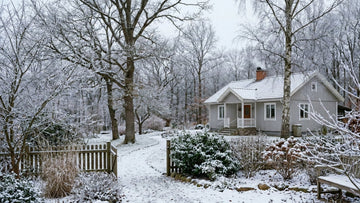 Vinter i hagen - Blomea.no