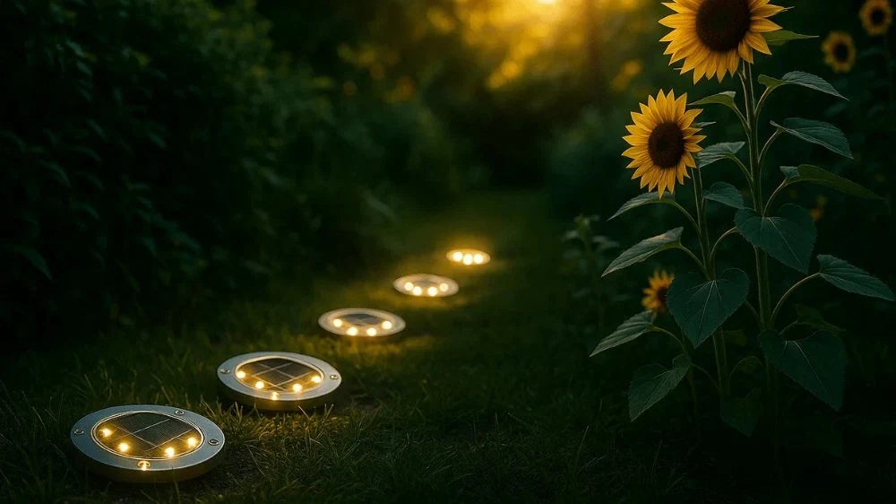 LED solcellelys