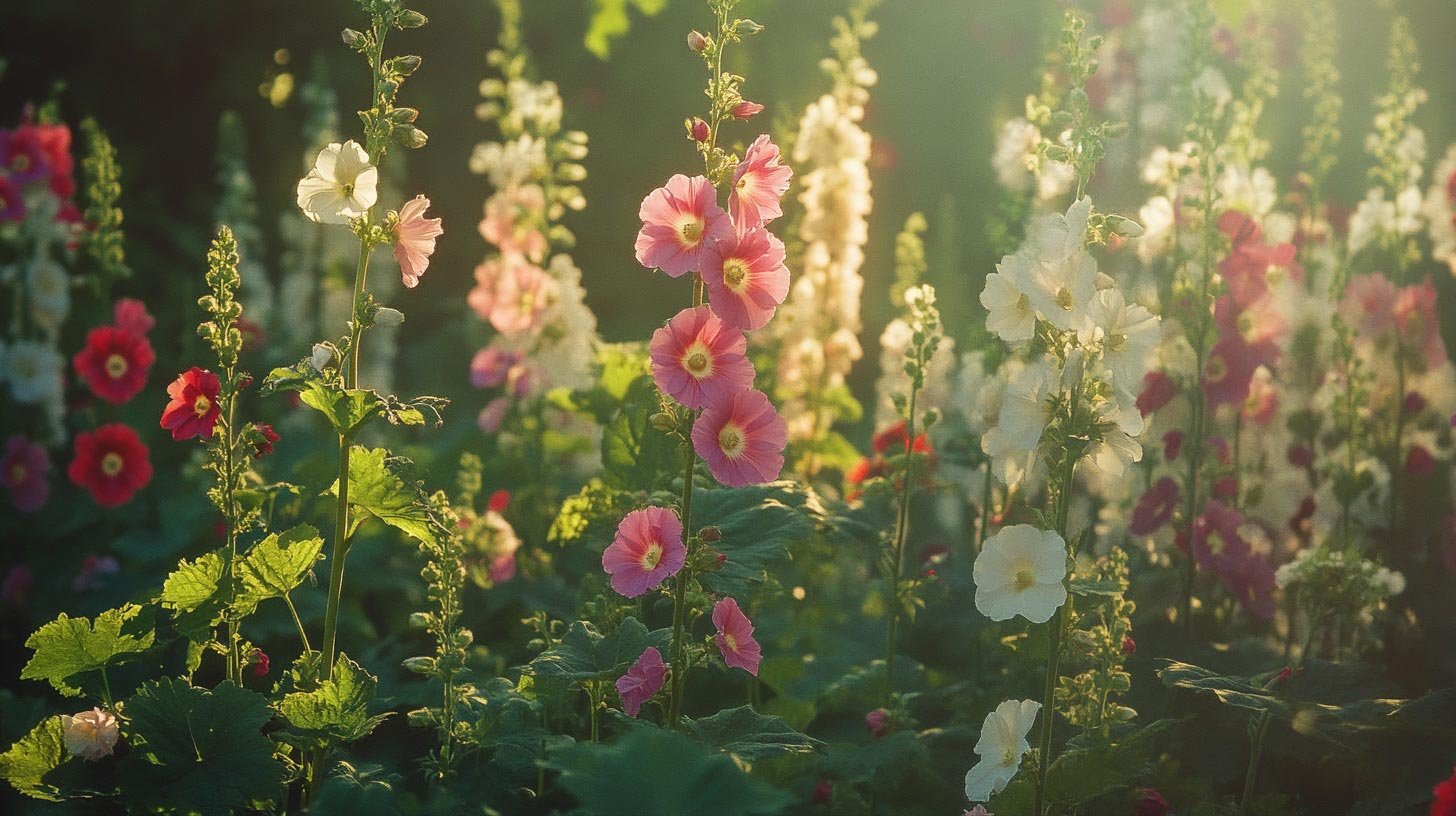 Stokkrose frø - Blomea.no