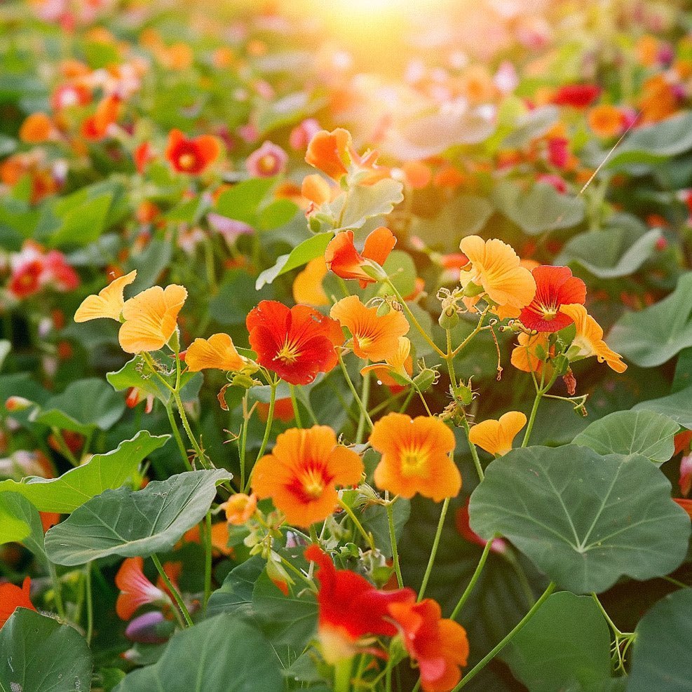 Blomkarse frø 'Tropaeolum majus' - 8 Økologiske Frø