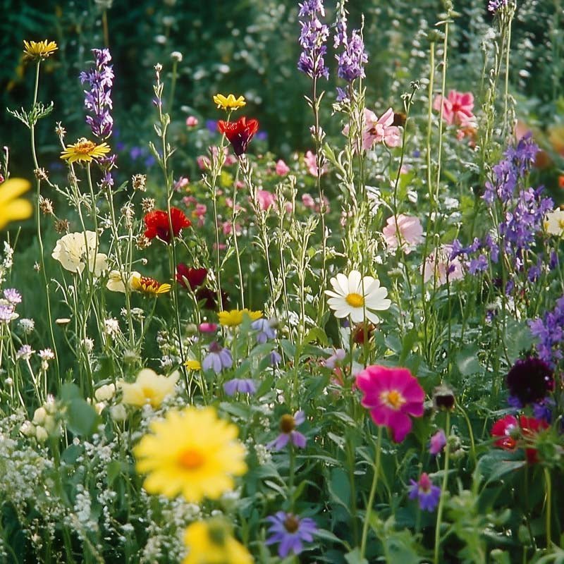 Blomsterblanding frø 'High' - 100 Økologiske Frø