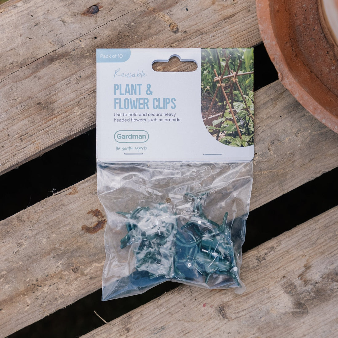 Blomsterklemmer, 10 stk.