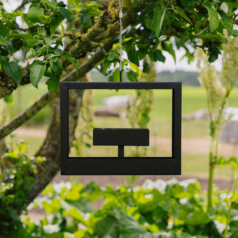 Fôrstasjon firkantet, L: 30 cm B: 6 cm H: 23 cm