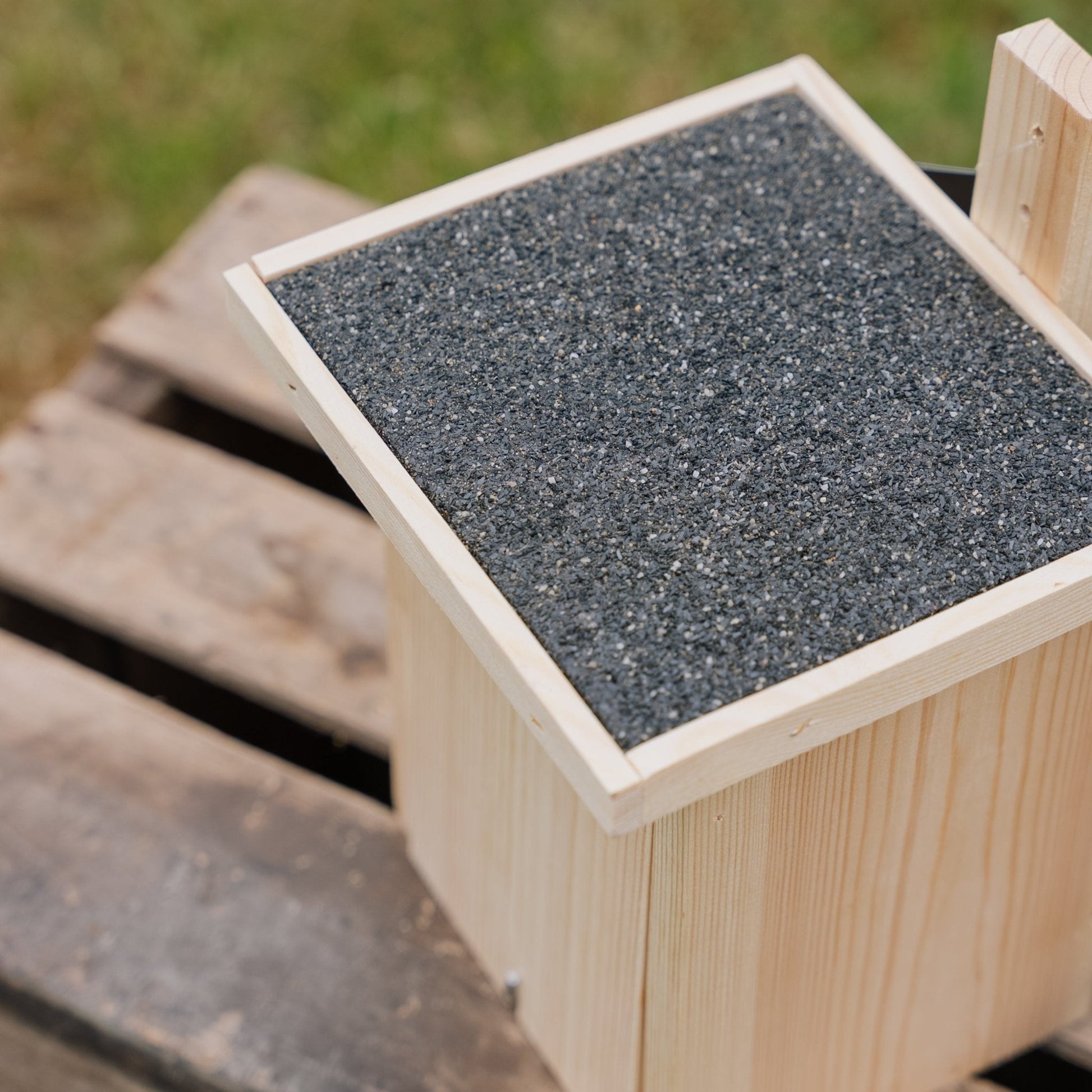 Fuglehus, natur, L: 19 cm B: 19 cm H: 22 cm