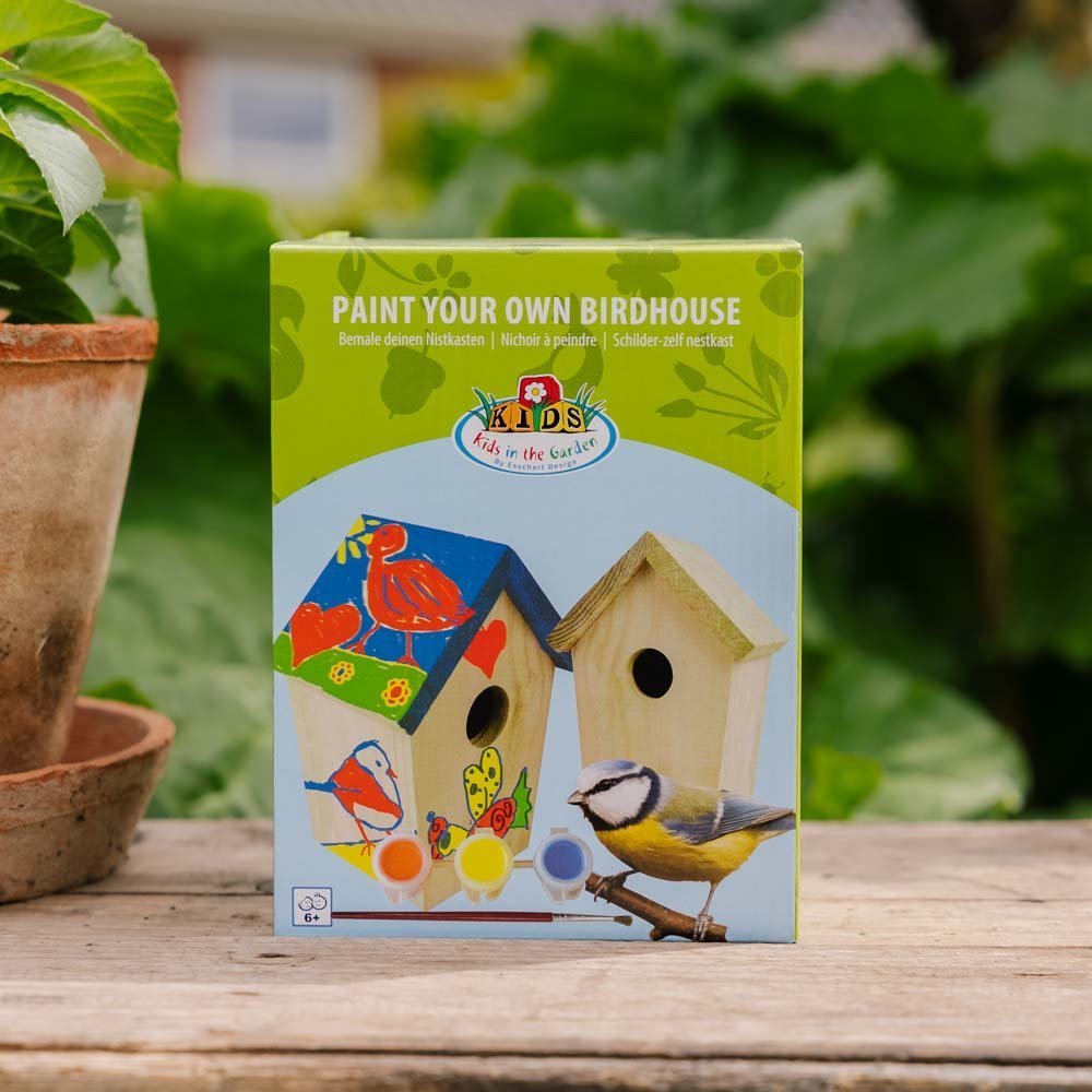 Gjør det selv fuglekasse med maling