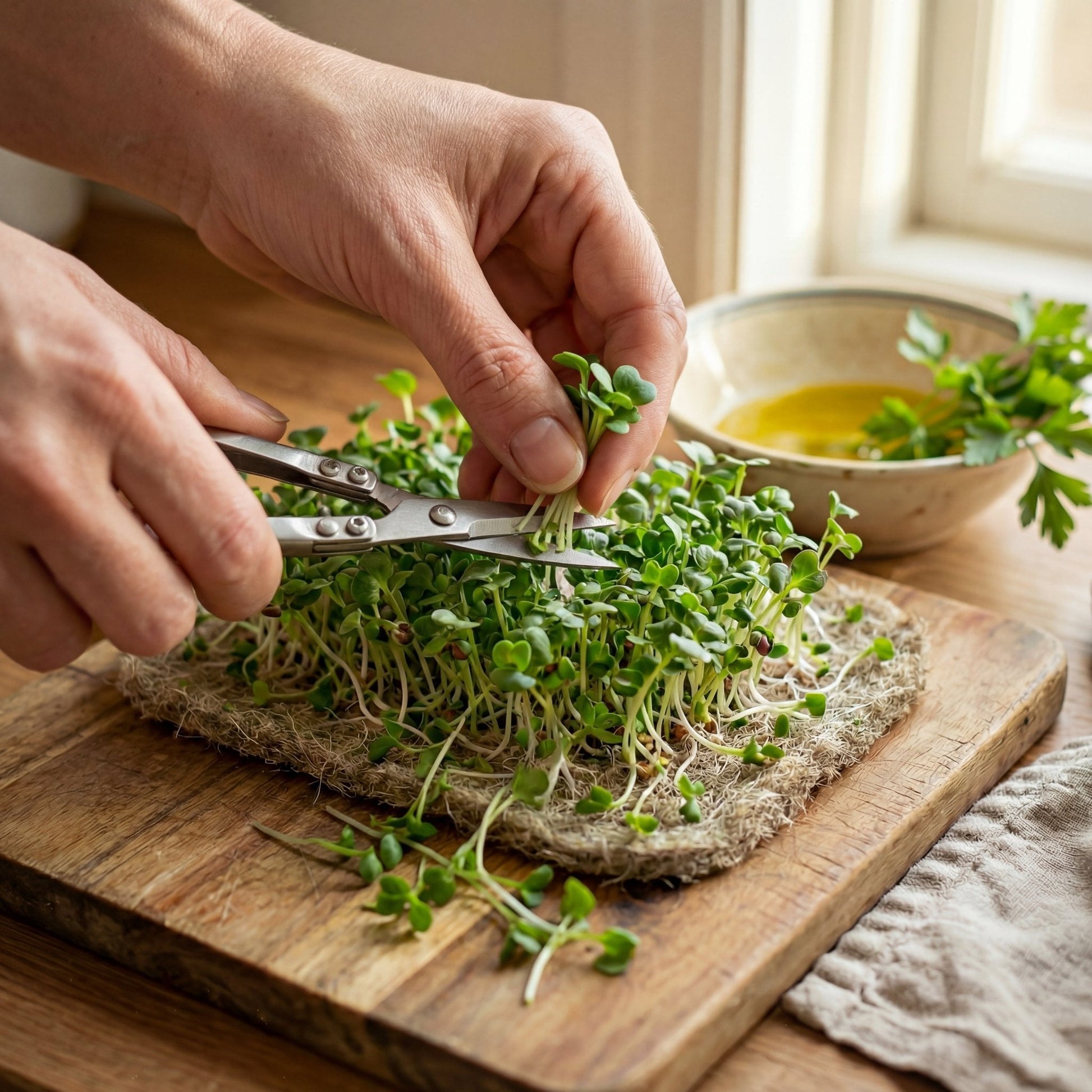 Hampmatter til mikrogrønt, 10 stk.