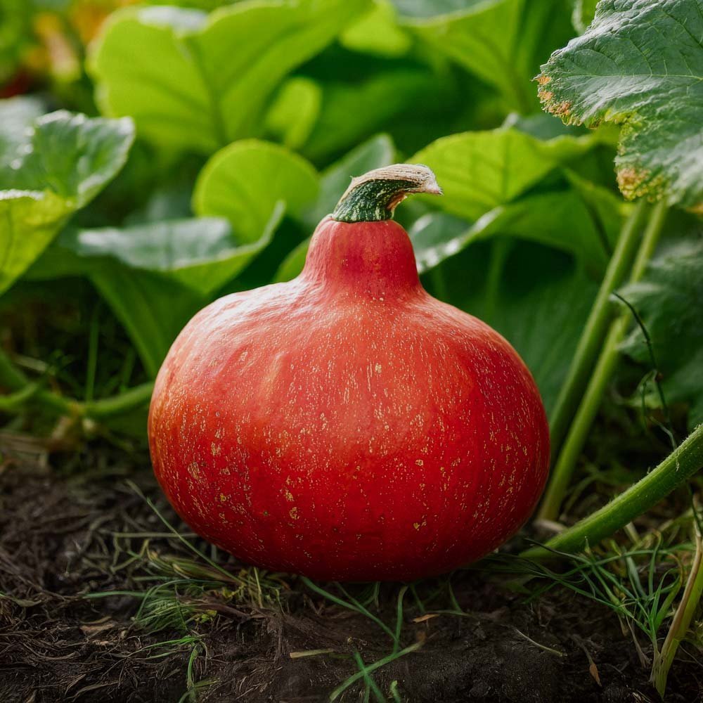 Hokkaido gresskar frø 'Red Kuri' - 5 Økologiske Frø
