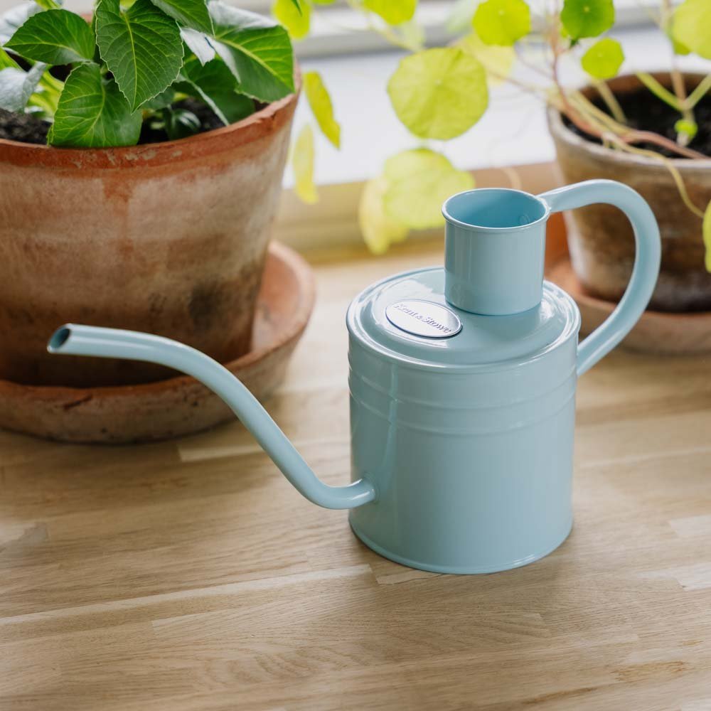 Innendørs metallvannkanne, 1 L, himmelblå