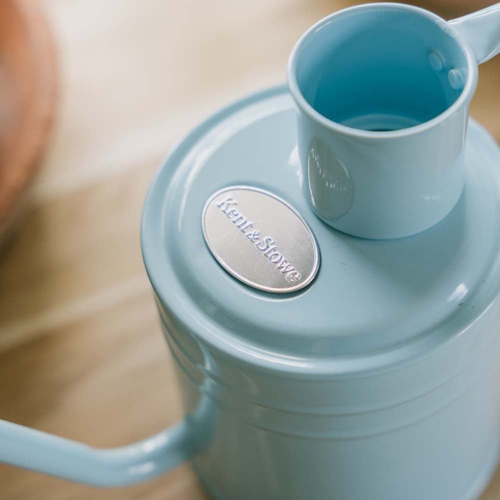 Innendørs metallvannkanne, 1 L, himmelblå