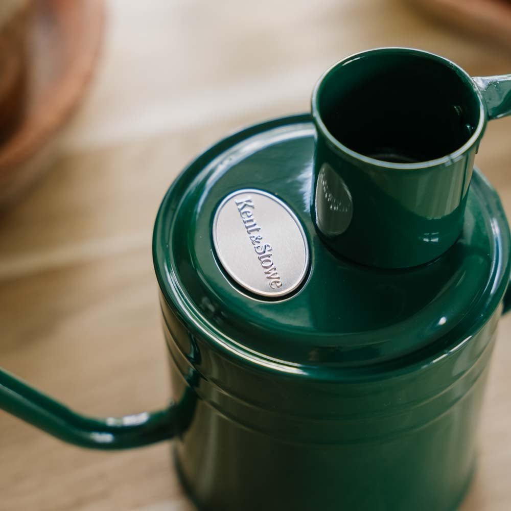 Innendørs metallvannkanne, 1 L, skogsgrønn