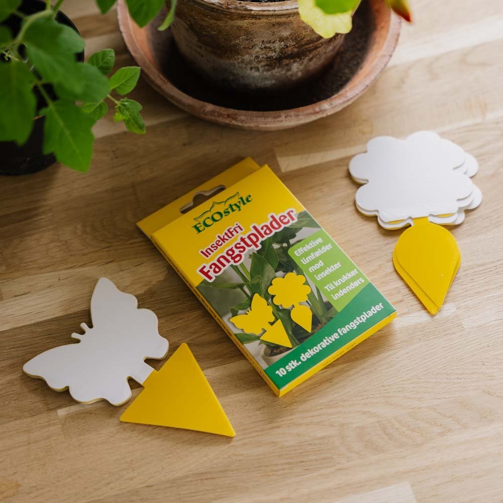 InsektFri Fangstplater med motiv, 10 stk.