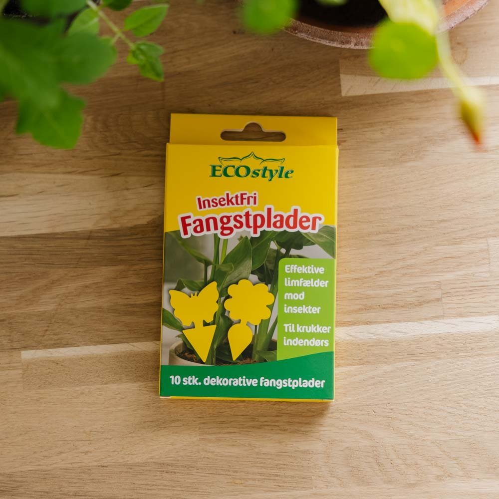 InsektFri Fangstplater med motiv, 10 stk.