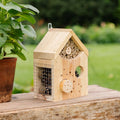 Insekthotell, natur, L: 15 cm B: 18 cm H: 28 cm