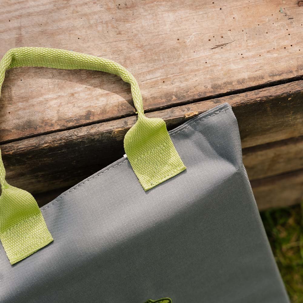 Knepute, grå, L: 40,2 cm B: 26,3 cm