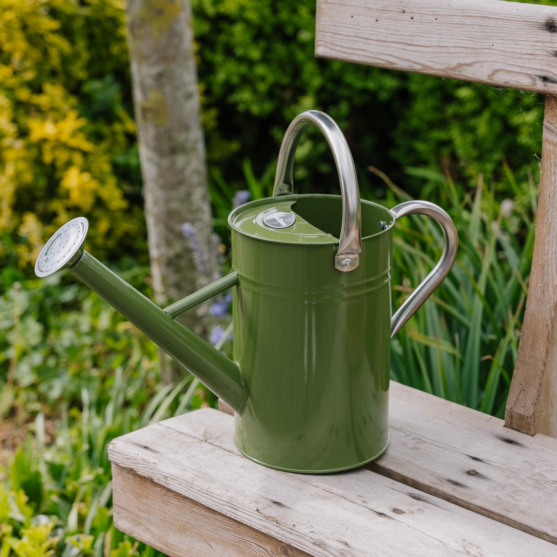 Metallvannkanne, 4,5 L, tweedgrønn