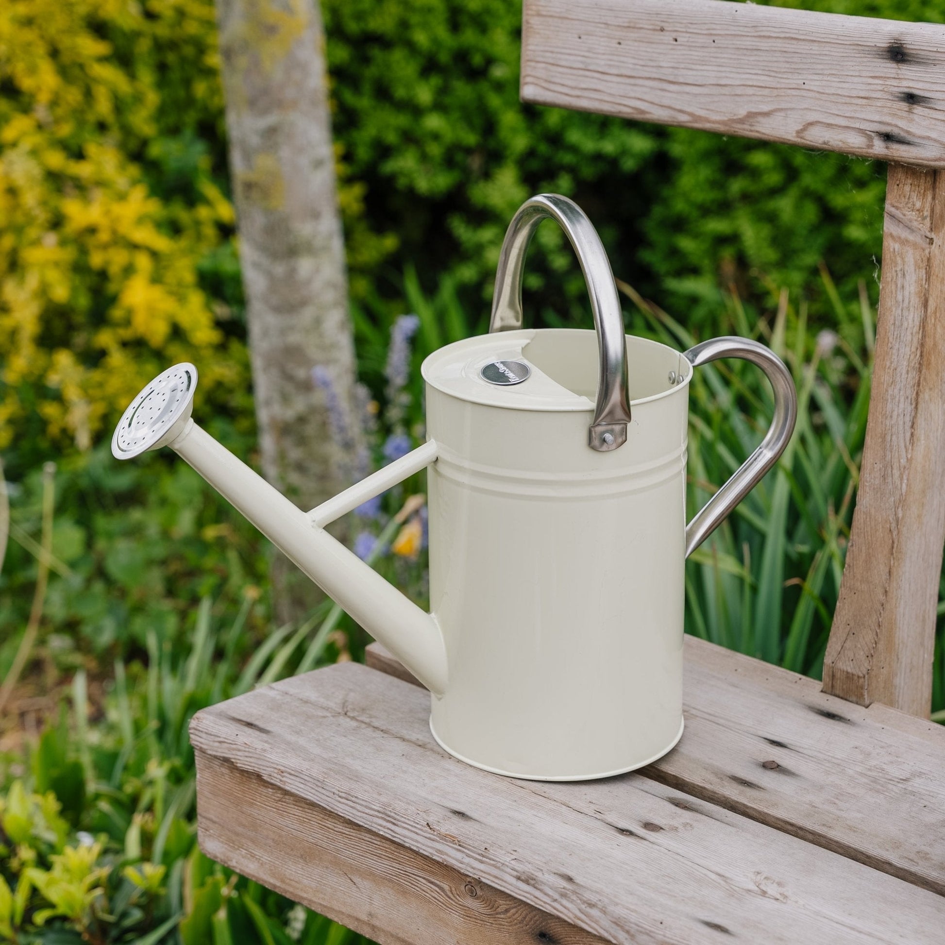 Metallvannkanne, 4,5 L, vintage krem