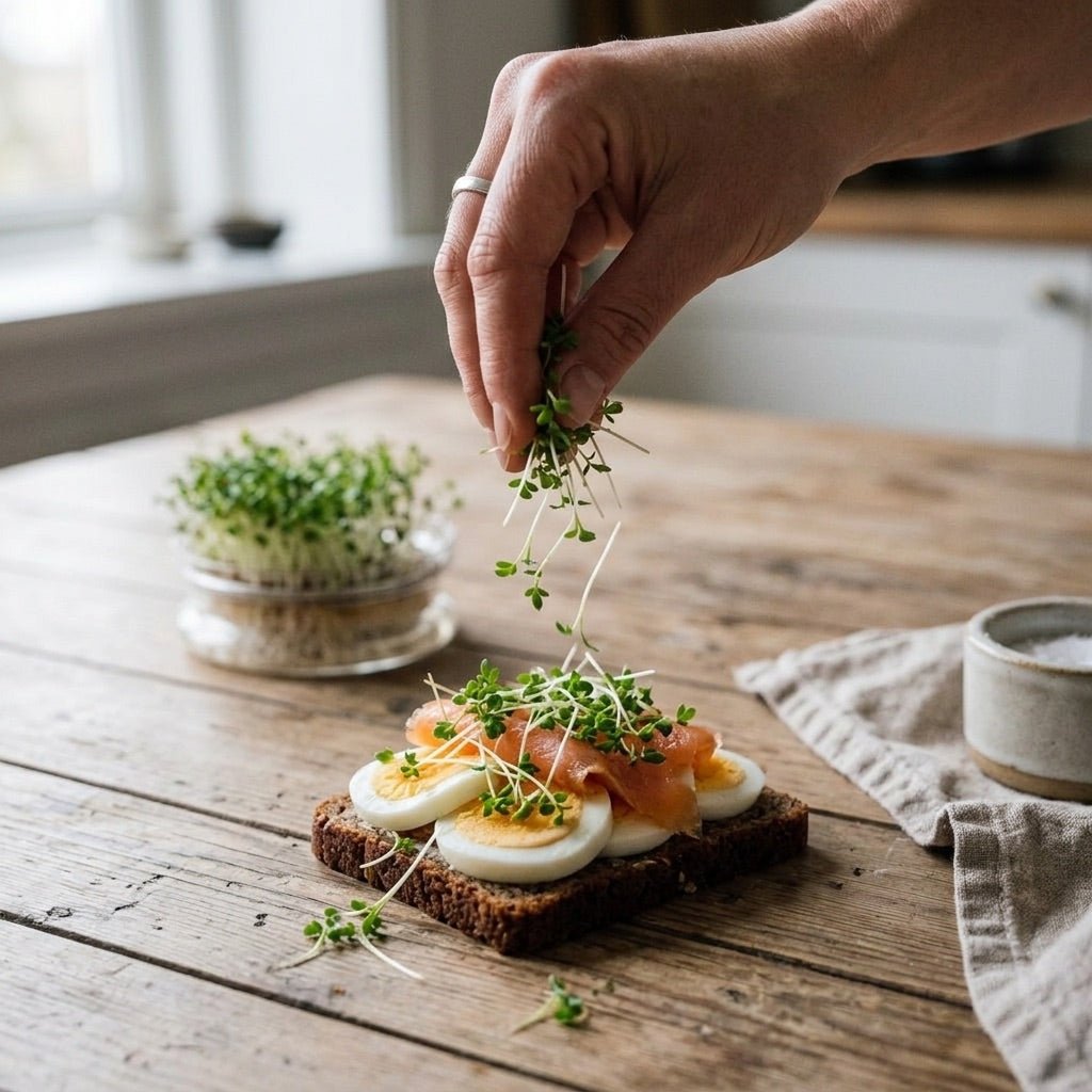 Havekarse mikrogrønt frø - 5500 Økologiske Frø