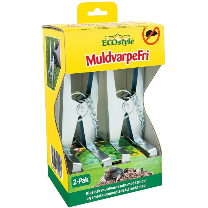 MuldvarpFri Klassisk Muldvarpsaks 2‒Pak