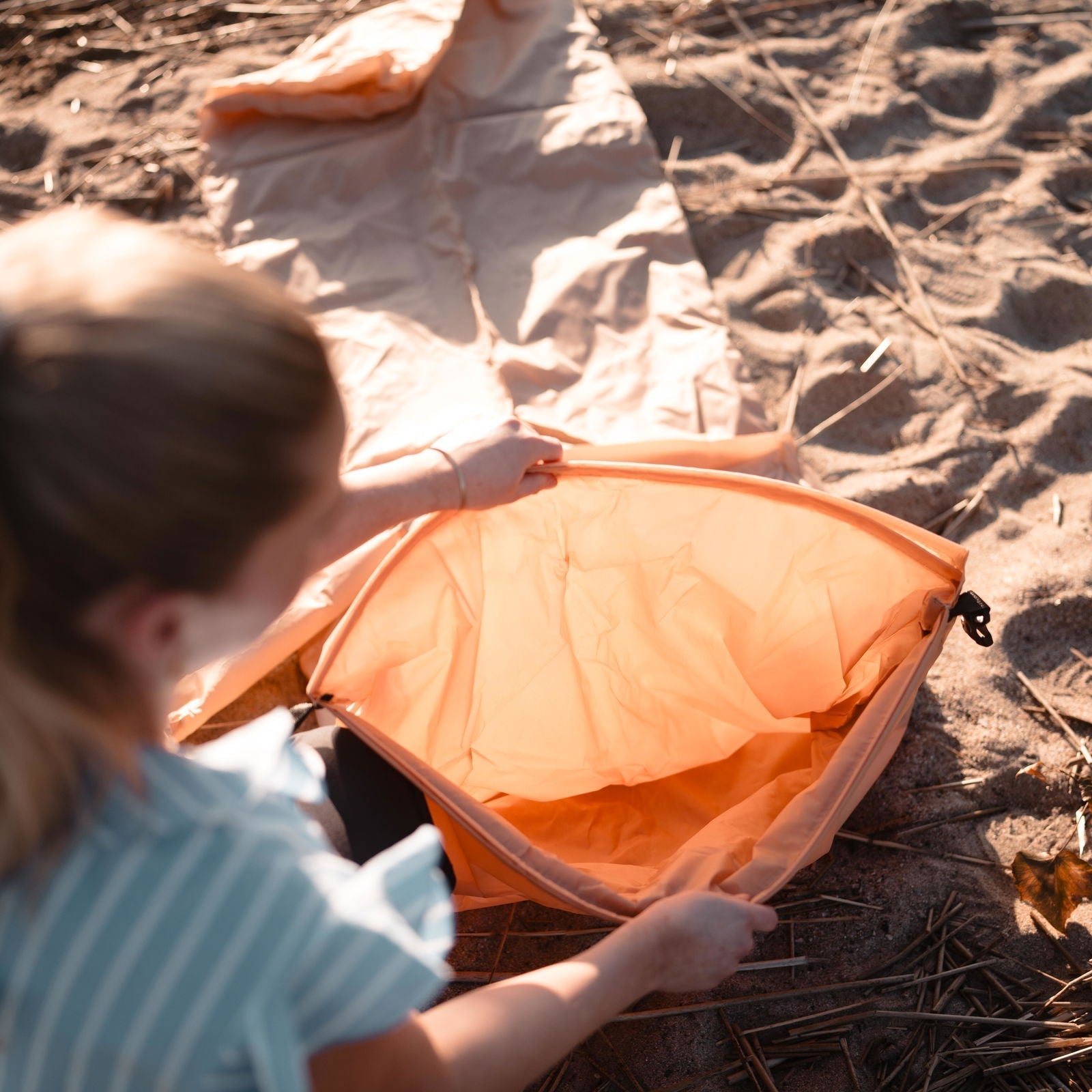 Oppblåsbar liggestol