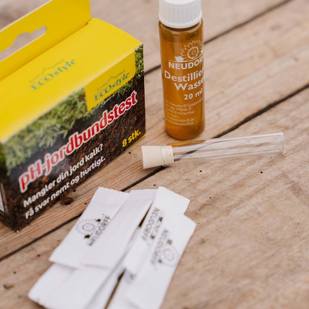 PH jordprøvetest, 8 tester