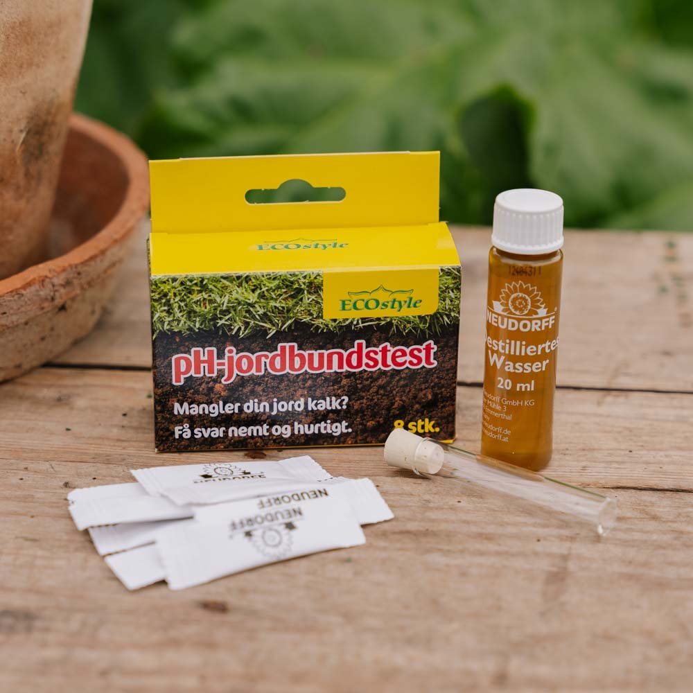PH jordprøvetest, 8 tester