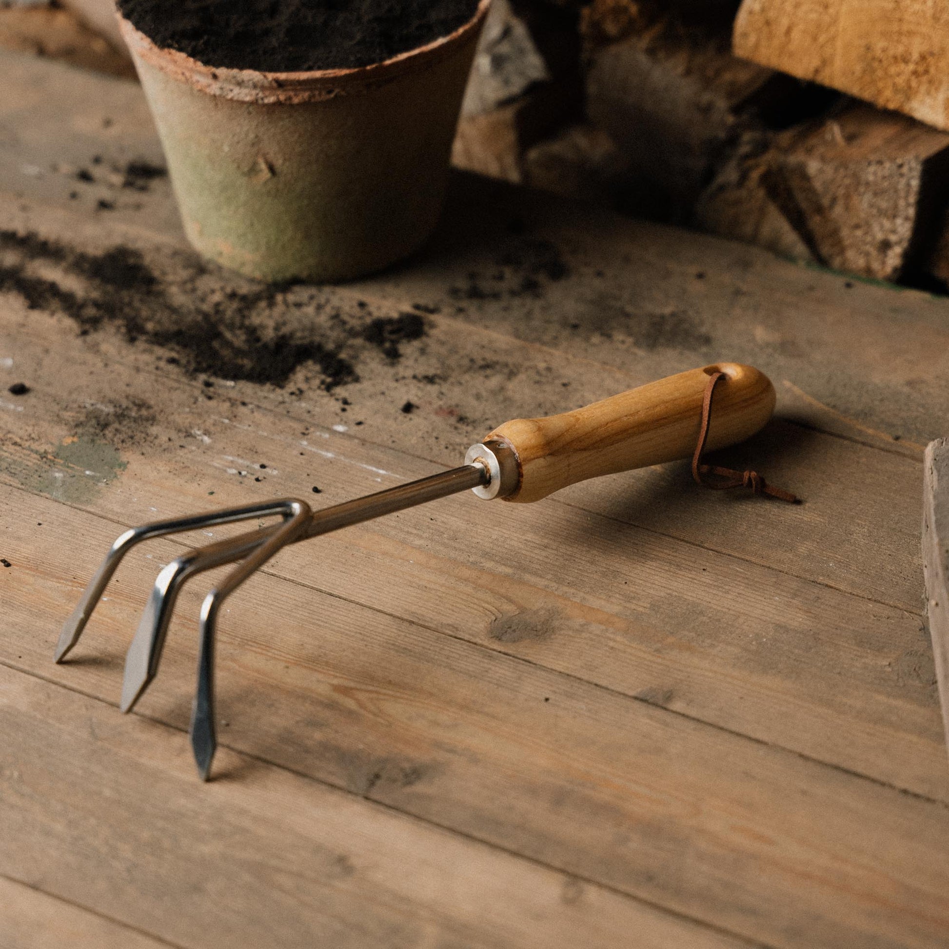 Planterive i rustfritt stål