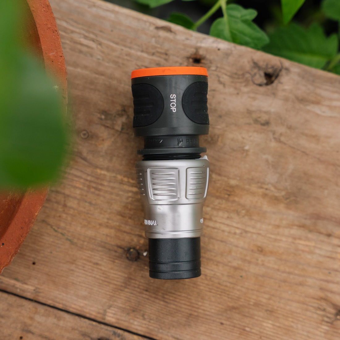 Premium slangekobling m. vannstopp 1/2