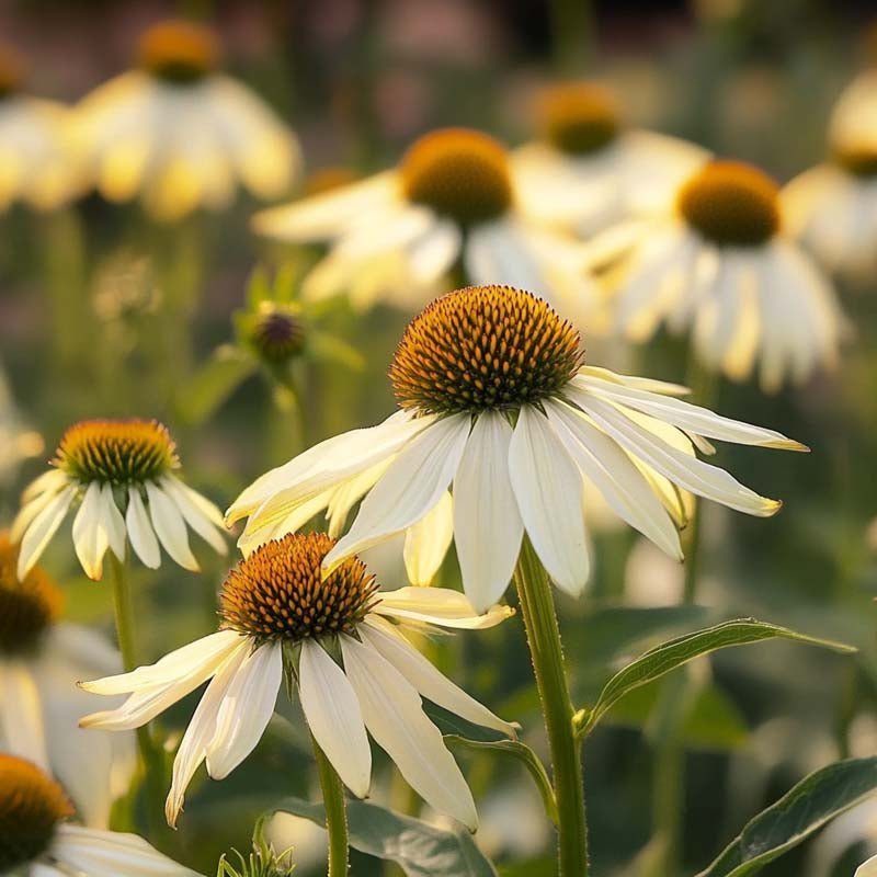 Purpursolhatt frø 'White Swan' - 20 Økologiske Frø