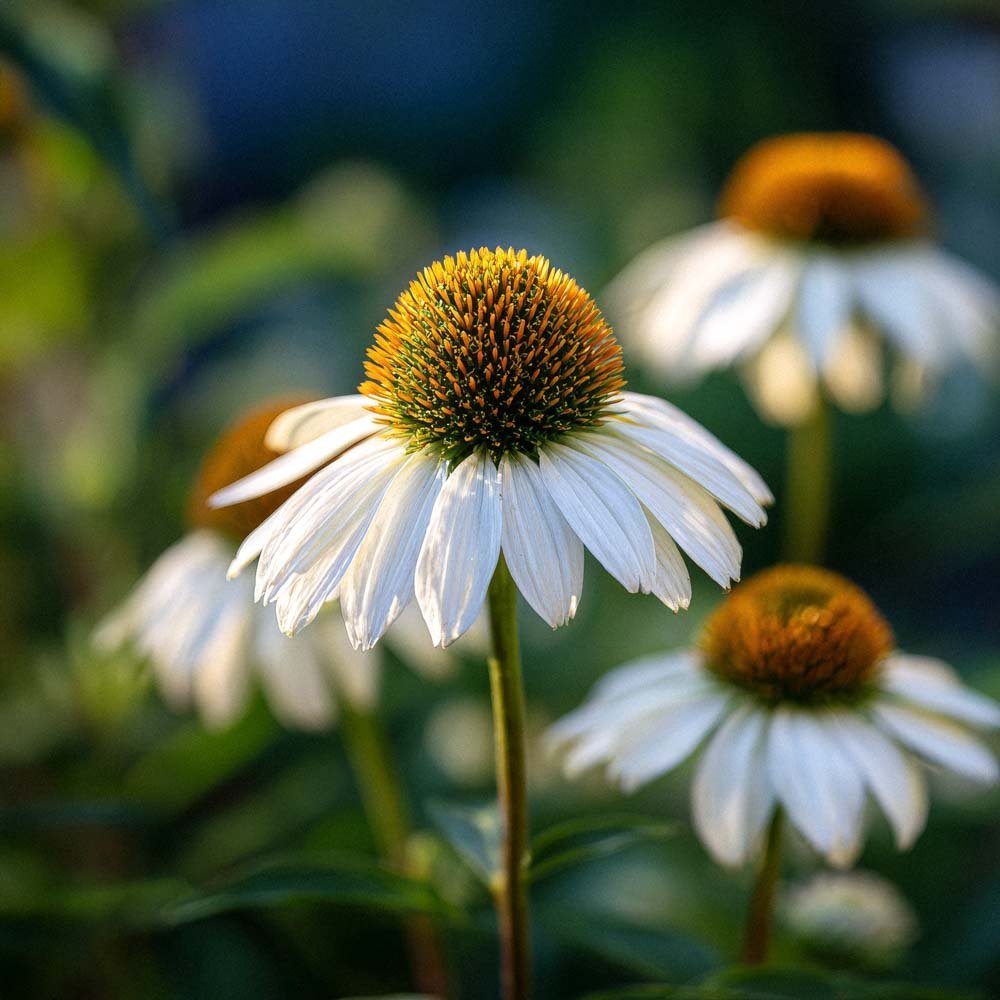 Purpursolhatt frø 'White Swan' - 20 Økologiske Frø