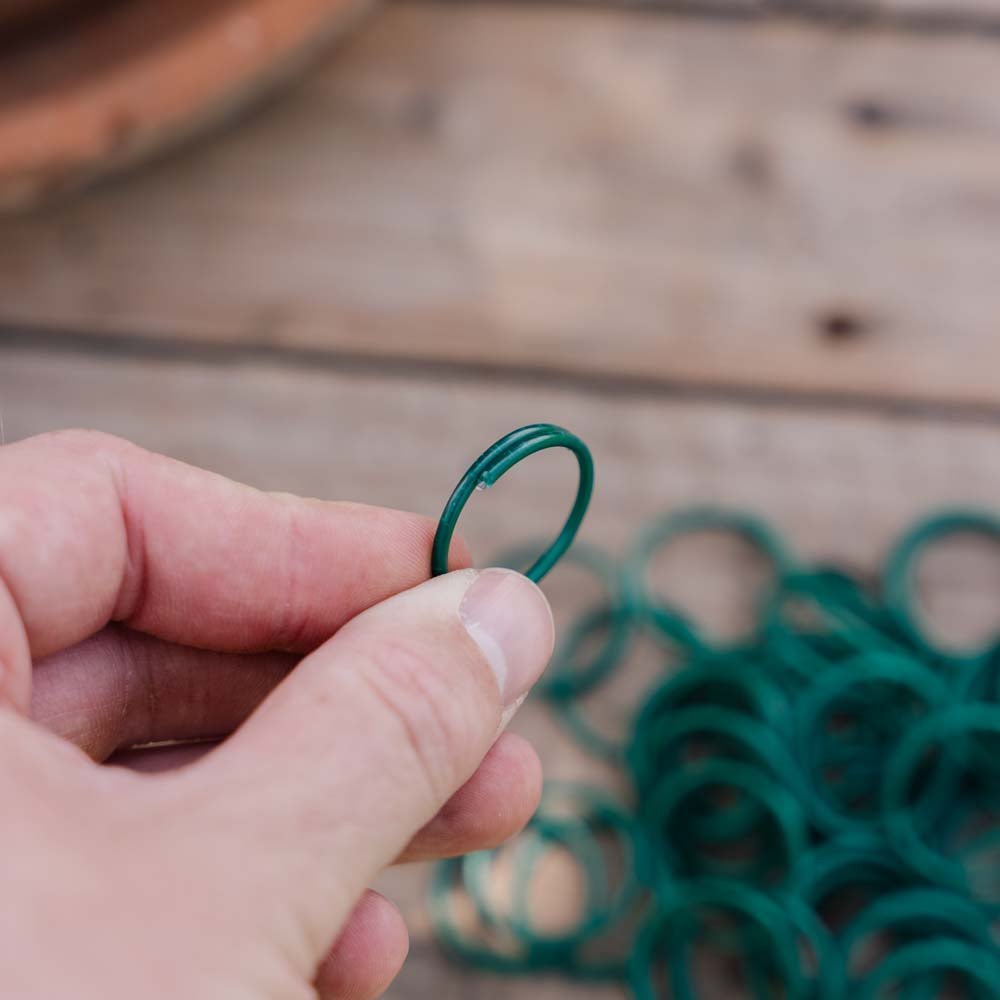 PVC belagte plantekretser, 3 stk.