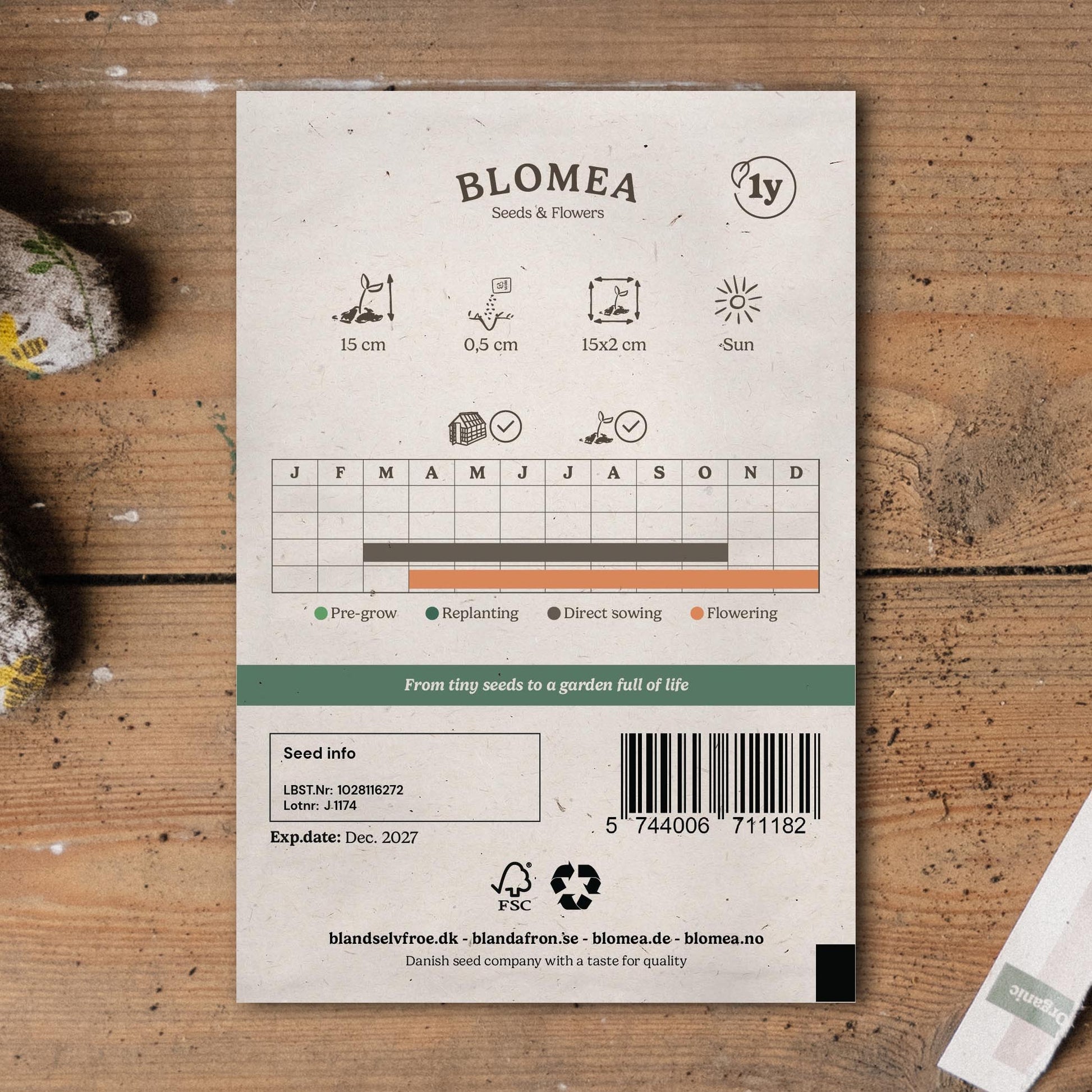 Rucola frø 'Esmee' - 300 Økologiske Frø