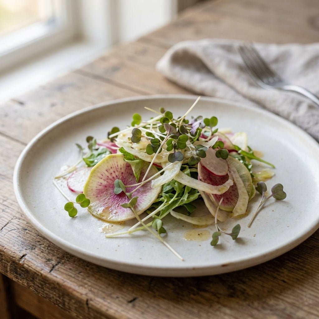 Rød komatsuna mikrogrønt frø - 7100 Økologiske frø