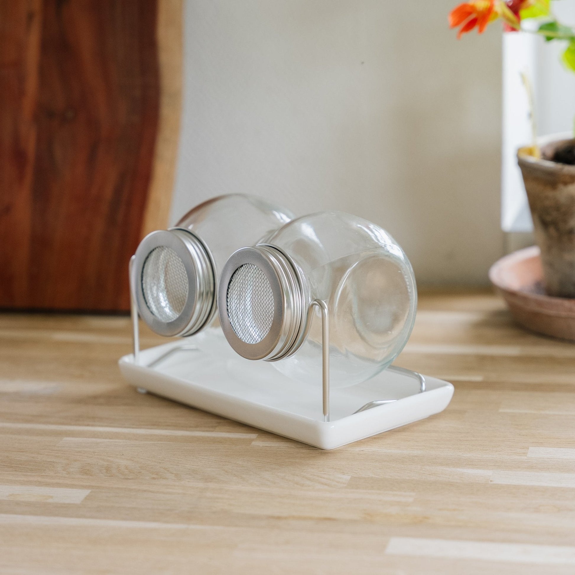 Spireglass sett med brett