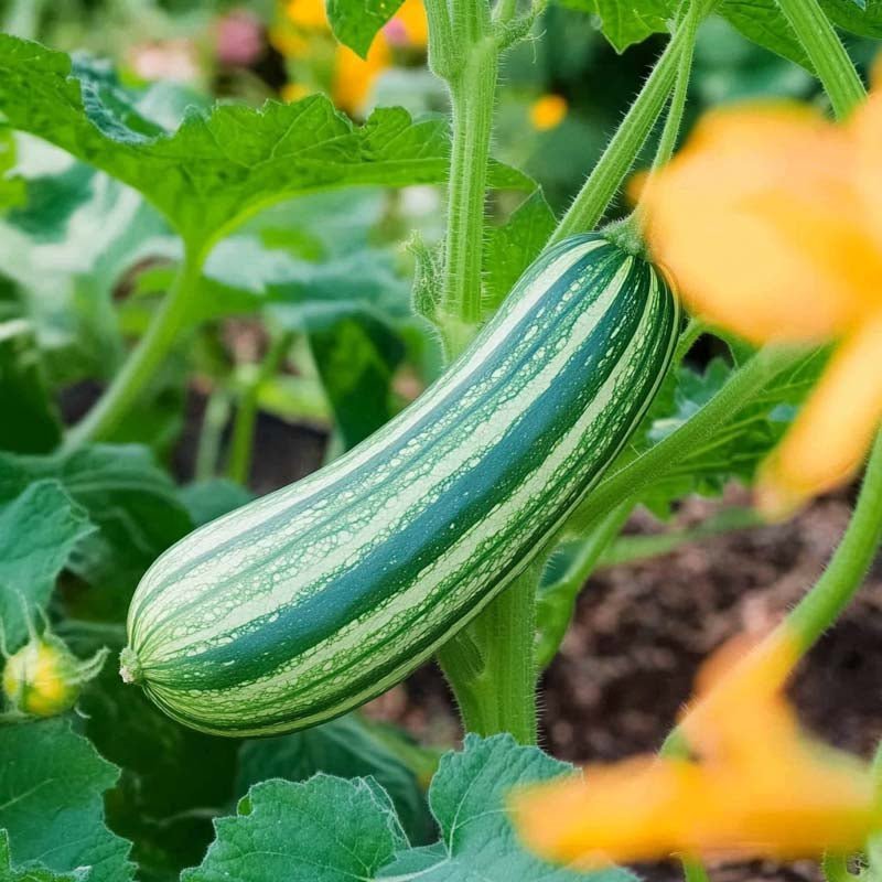 Squash frø 'Cocozelle von Tripolis' - 10 Økologiske Frø