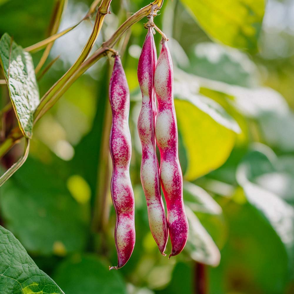 Stangbønner frø 'Stokkievitsboon' - 8 Økologiske Frø