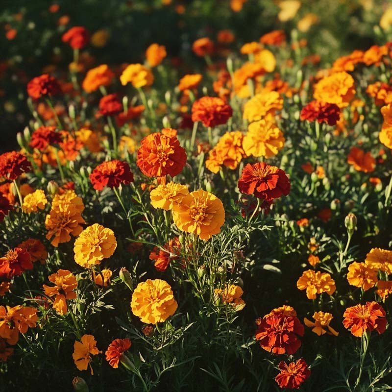 Tagetes frø 'French Marigold, Mixed' - 75 Økologiske Frø