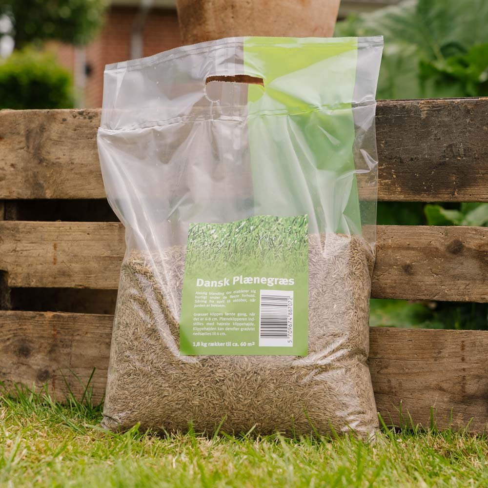 Turfline Dansk Plenegress, 1,8 kg (60 m²)
