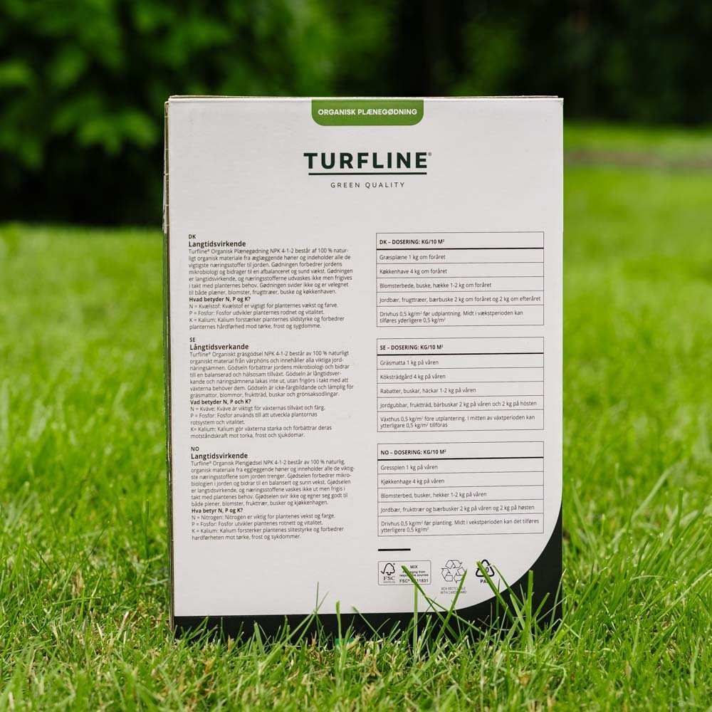 Turfline Organisk plengjødsel 4/1/2, 2,5 kg