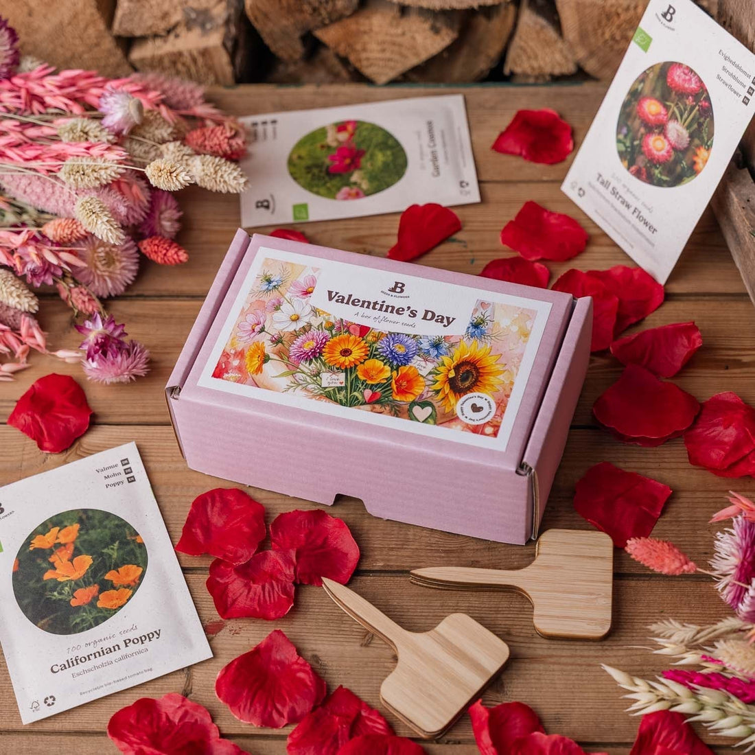 Valentins frøpakken - 10 poser økologiske frø